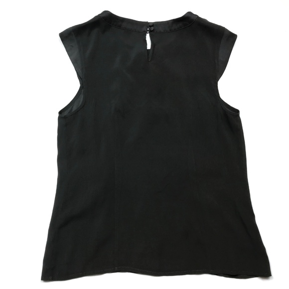 Ann Taylor ~ Ruffled Blouse ~ Silk - Picture 3 of 6